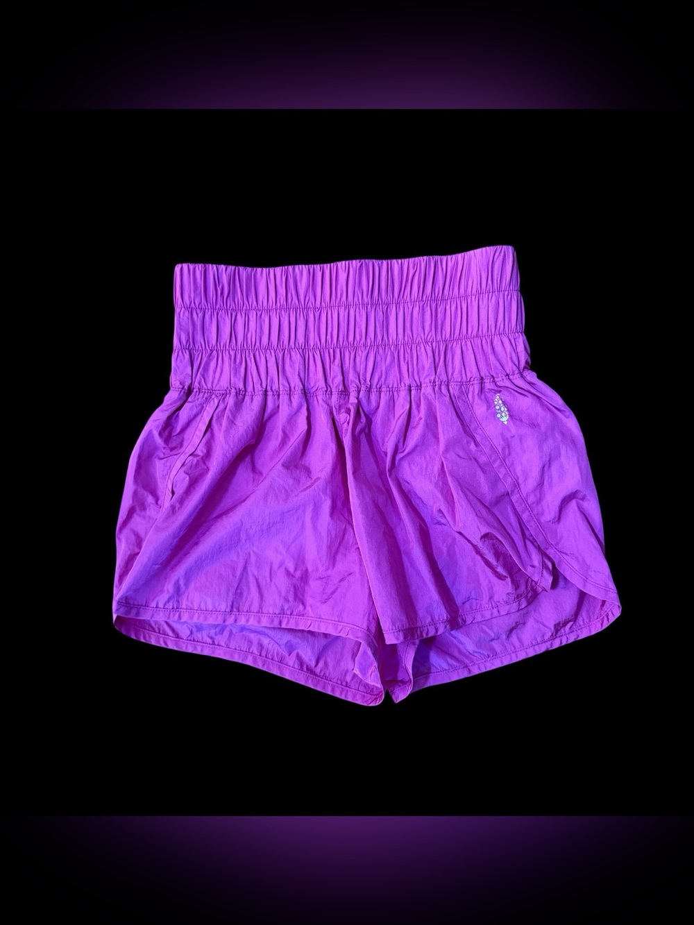 FP Movement Way Home Pink High Waisted Running Shorts Women’s Small